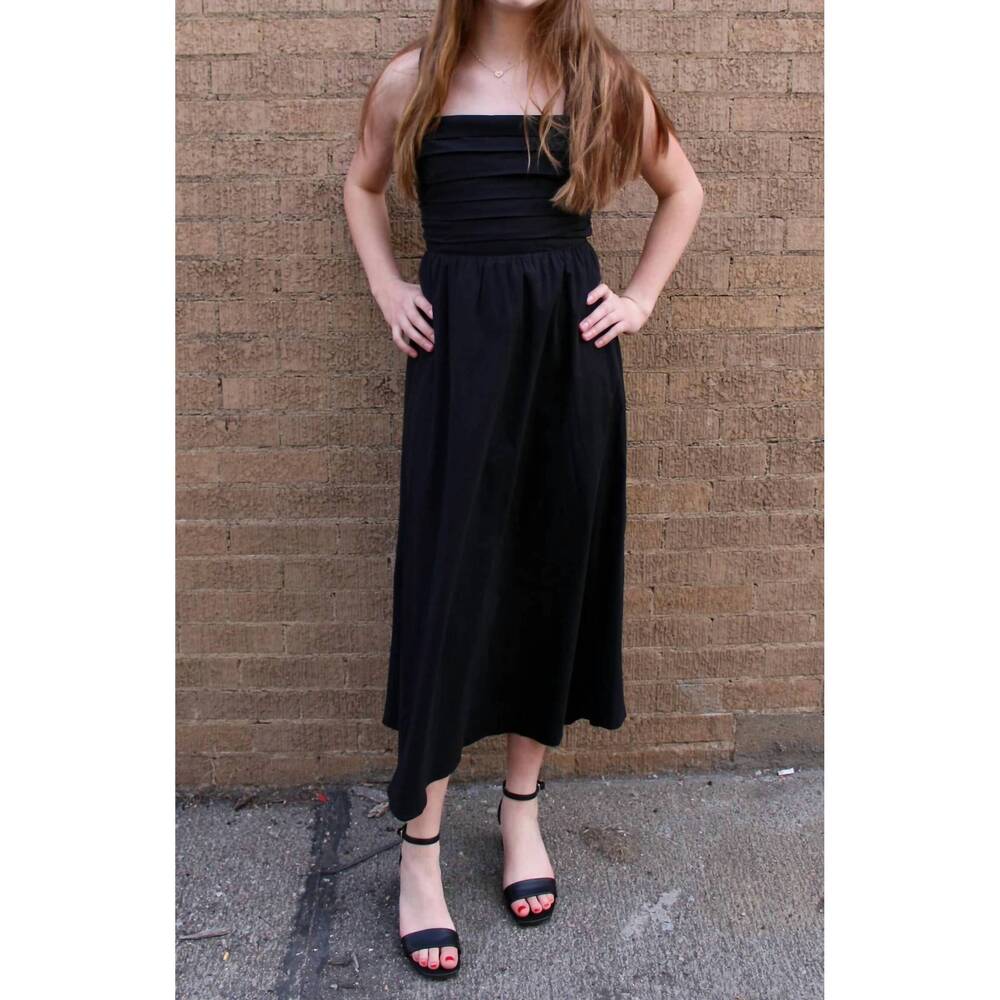 NEW NEEDII ila midi dress in black